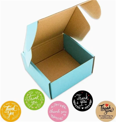 Scatole di spedizione colorate a blu personalizzate di cartone di cartone corrugati in cartone cartoni aeroplani scatola di packaging della scatola di imballaggio