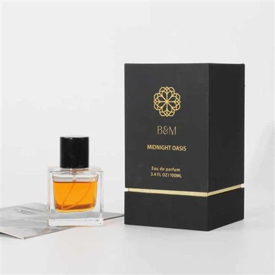 Bottiglia vuota di lusso design personalizzato di alta qualità ISO 9001 Scatola di carta per profumi di imballaggio cosmetico